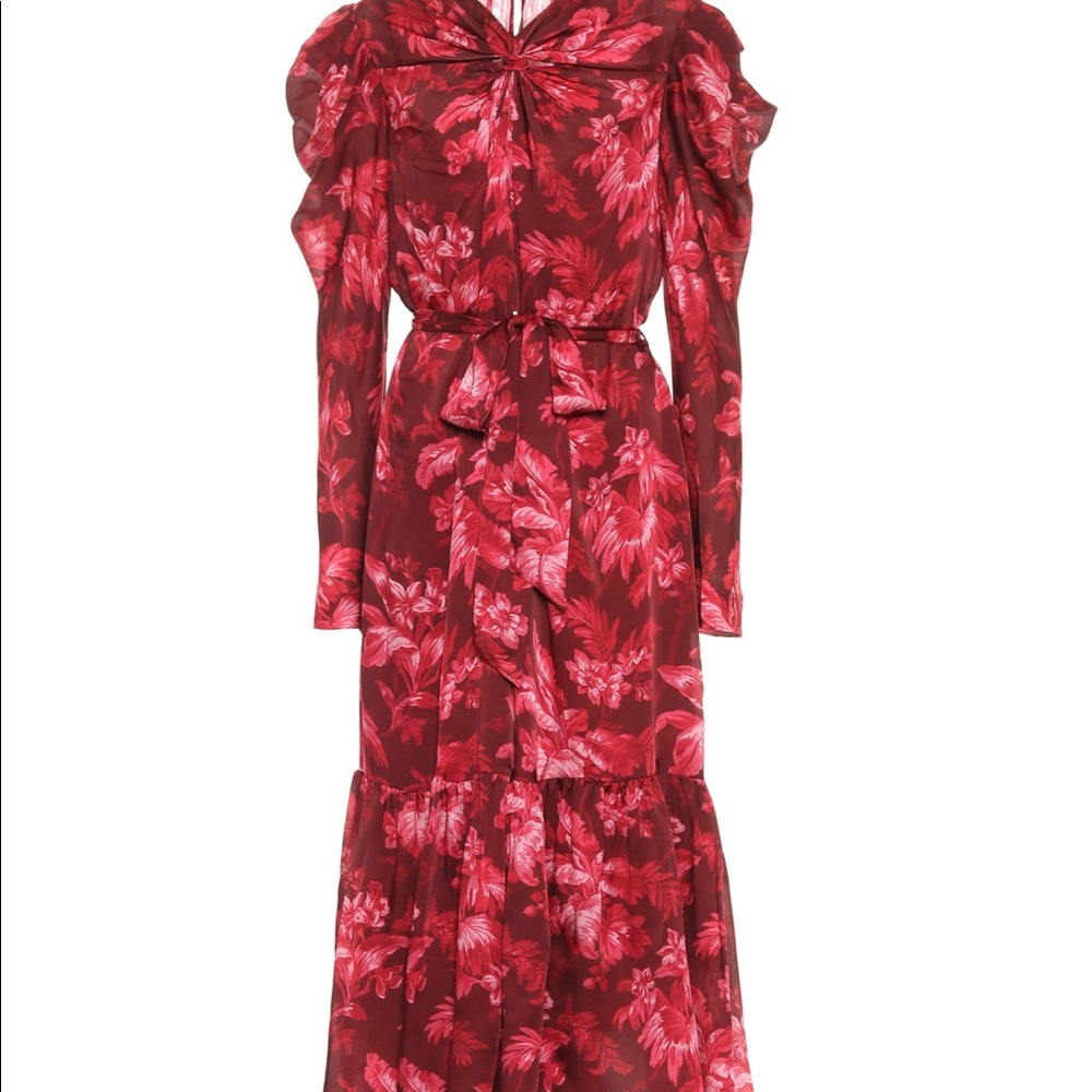 Zimmermann pink floral dress.
